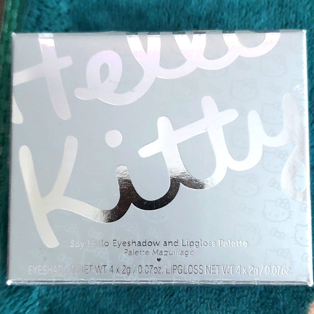 Hello Kitty Eyeshadow/Lipgloss Exclusive Say Hello Palette Compact Makeup Set